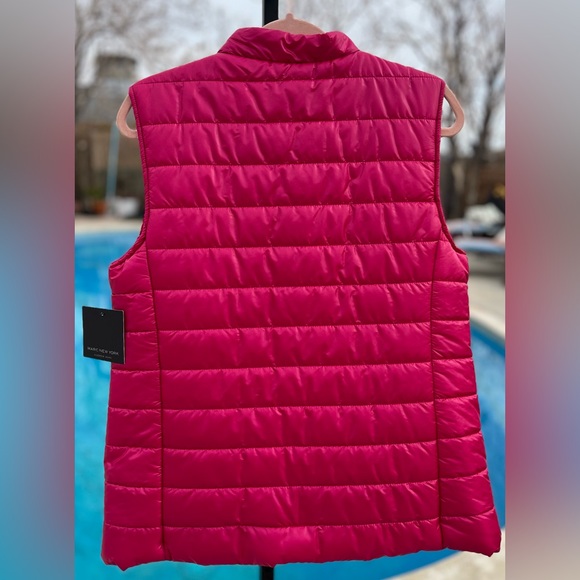 NWT Marc New York- Andrew Marc-Pink- Size Med- Lightweight Vest MSRP $89 - Picture 2 of 7